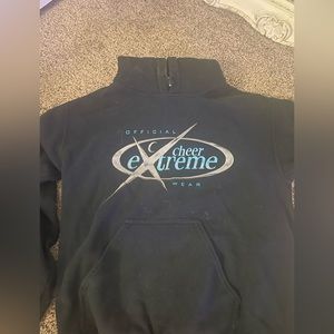 cheer extreme all-stars sweatshirt, black, cotton